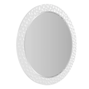Kubi Medium, Зеркало круглое 80 см в узкой белой раме