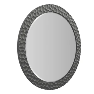 Kubi Medium, Зеркало круглое 80 см в узкой черной раме