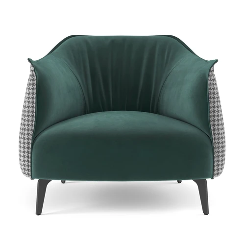 Дизайнерское кресло с комбинированной обивкой Vivo