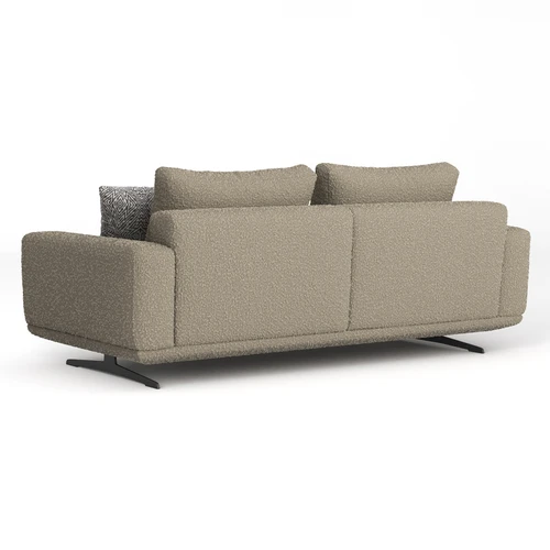 Дизайнерский диван в букле 3-местный без механизма Zillis