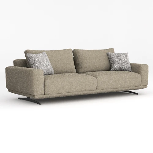 Дизайнерский диван в букле 3-местный без механизма Zillis