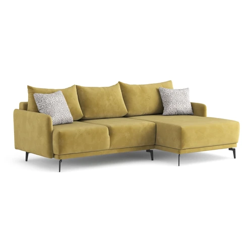 Дизайнерский угловой диван-кровать, 228/150 см, шагающая еврокнижка Archi
