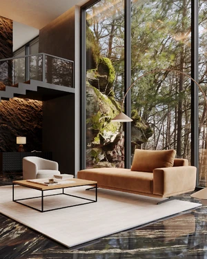 Дизайнерский модульный диван Zillis в интерьере: фото 