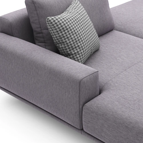 Дизайнерский модульный диван с пуфом 3-местный без механизма V7 Zillis