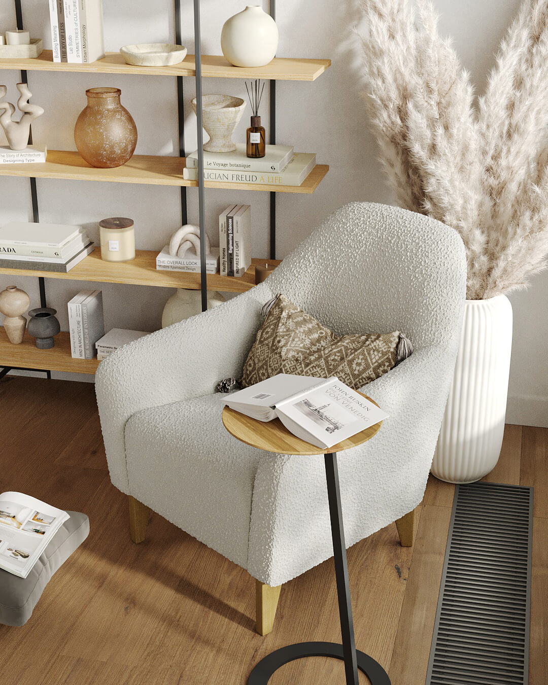Мебель в букле: самый стильный тренд сезона: фото NaN
