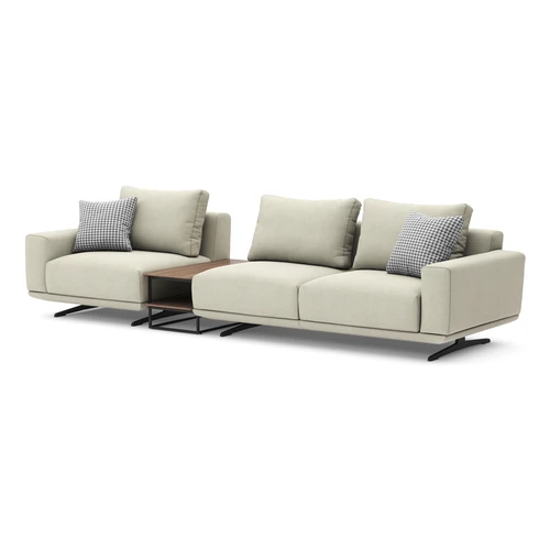 Дизайнерский модульный диван со столиком, 3-местный без механизма V13 Zillis