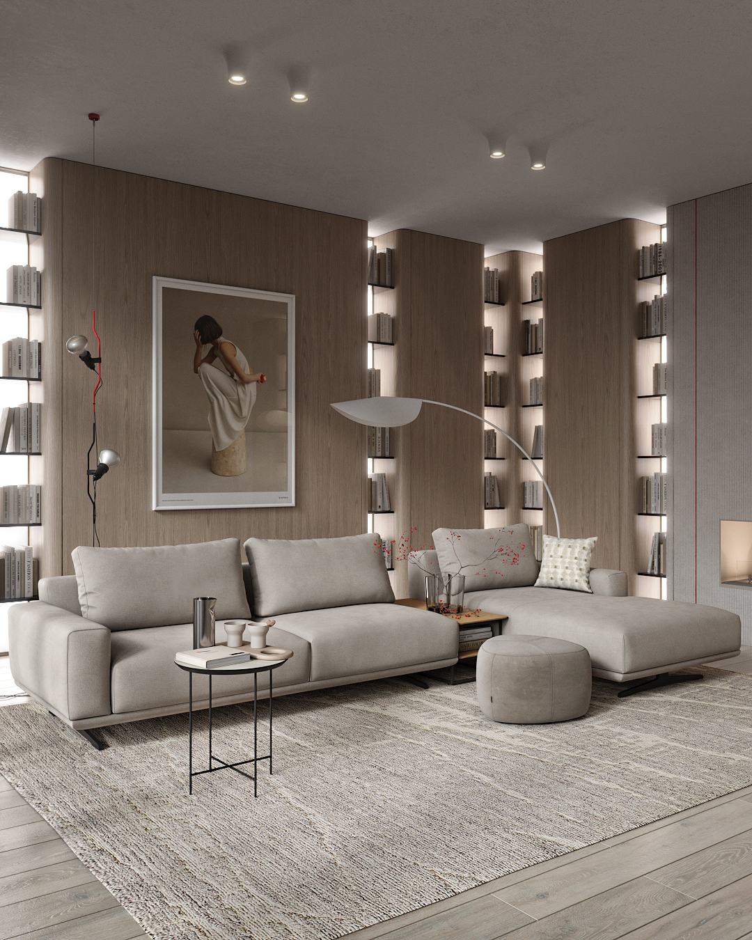 Большие диваны для просторной гостиной: фото NaN