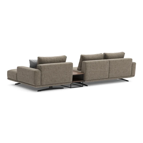 Угловой модульный диван со столиком, 3-местный без механизма V14 Zillis