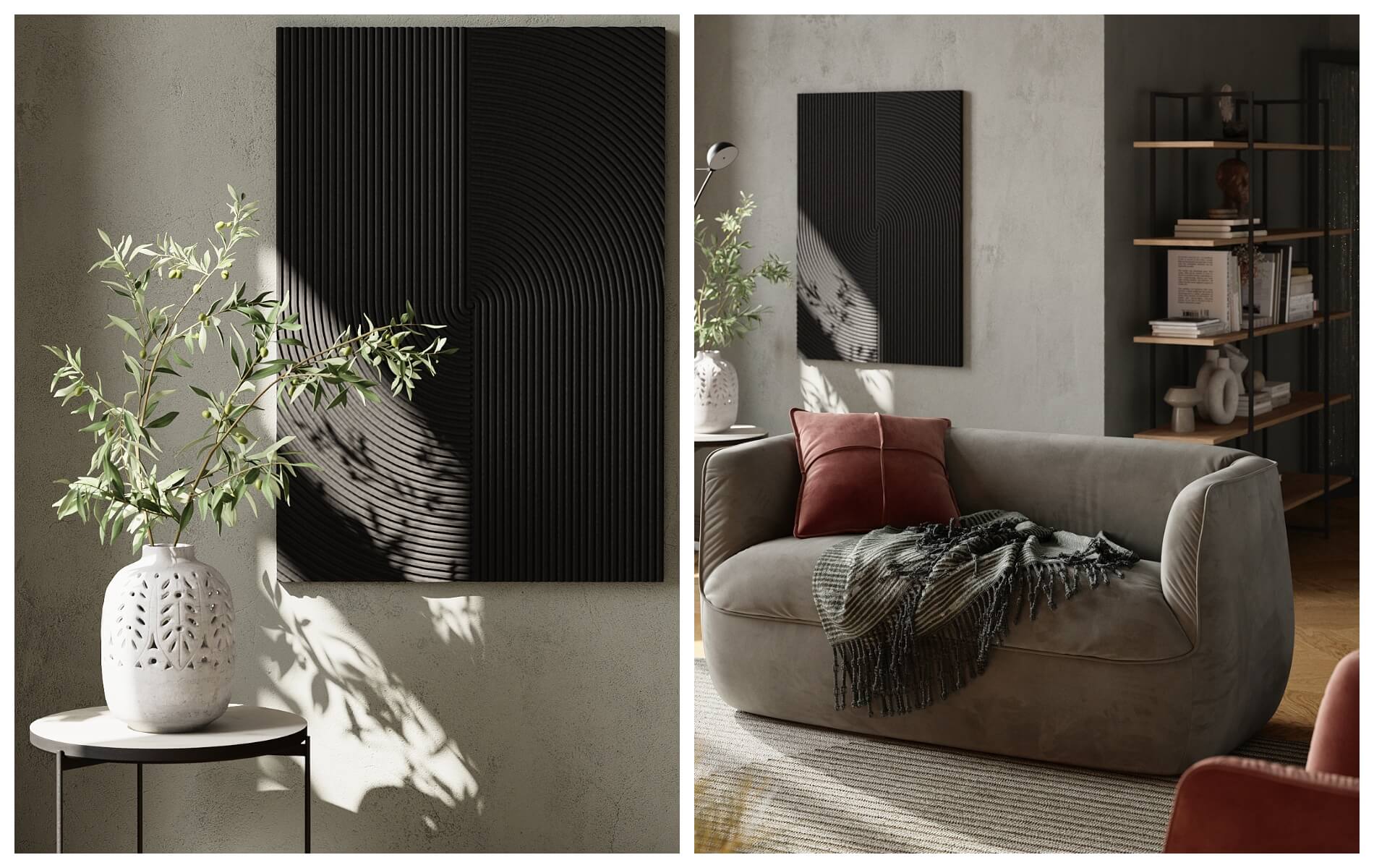 Декор на стену для интерьера: 5 вдохновляющих идей дизайнерского настенного  декора от SKDESIGN
