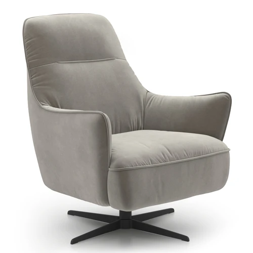 Кресло дизайнерское,  90×85×106 см ткань Ginger 25 Lind