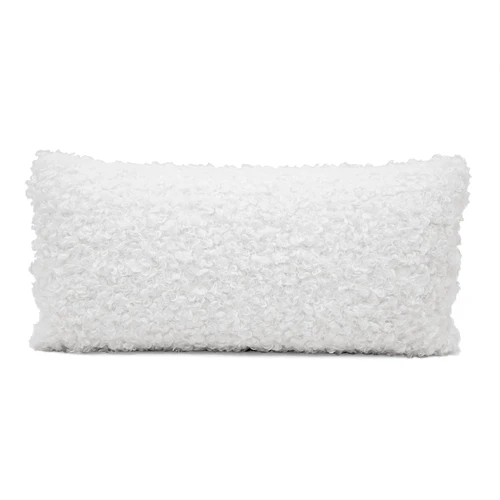 Меховая ткань Eskimo прямоугольная 55×25 см Декоративная подушка