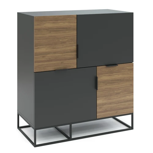 Комод, 4 ящика, 100×50×112 см Loft Wood