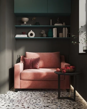 Кресло-кровать, французская раскладушка Mendini в интерьере: фото 
