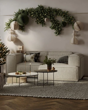 Дизайнерский угловой диван, без механизма V1 Vento Classic в интерьере: фото 