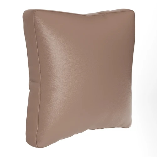Декоративная подушка квадратная в коже, 45×45 см Page