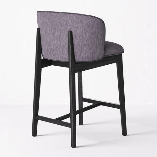 Дизайнерский полубарный стул со спинкой Hans