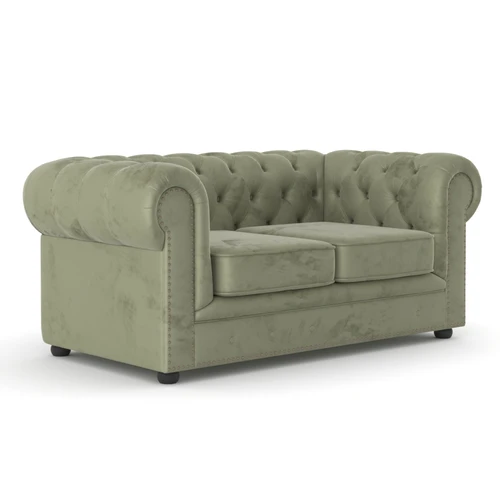 2-местный диван-кровать, американская / французская раскладушка Chesterfield Lux
