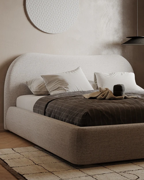 Кровать двуспальная с подъемным механизмом, 180×200 см Bali